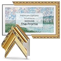 Frame My TV Deco TV Frames - Ornate Gold Smart Frame Compatible ONLY with Samsung The Frame TV (75