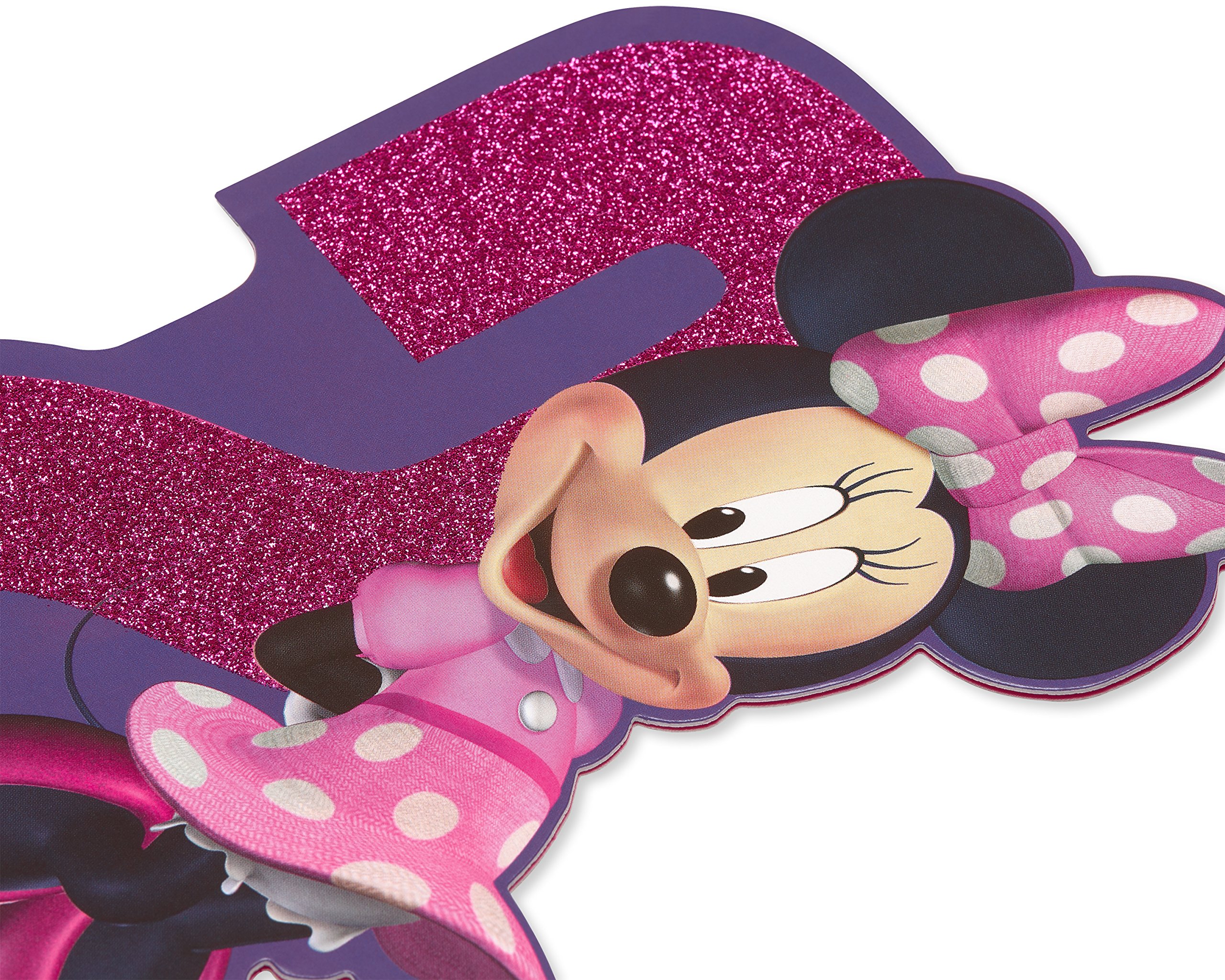 American Greetings 2nd Birthday Card for Girl (Minnie Mouse)