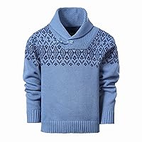 Gioberti Kids and Boys 100% Cotton Pullover Knitted Sweater with Toggle Button Closure