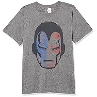 Marvel Kid's Iron Americana T-Shirt, Charcoal Heather, X-Large