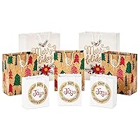 Hallmark Holiday Gift Bags (8 Bags: 3 Small 6