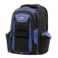 Travelpro Bold Lightweight Rugged Backpack, Fits up to 15.6 inch laptop and tablet sleeve, Blue/Black