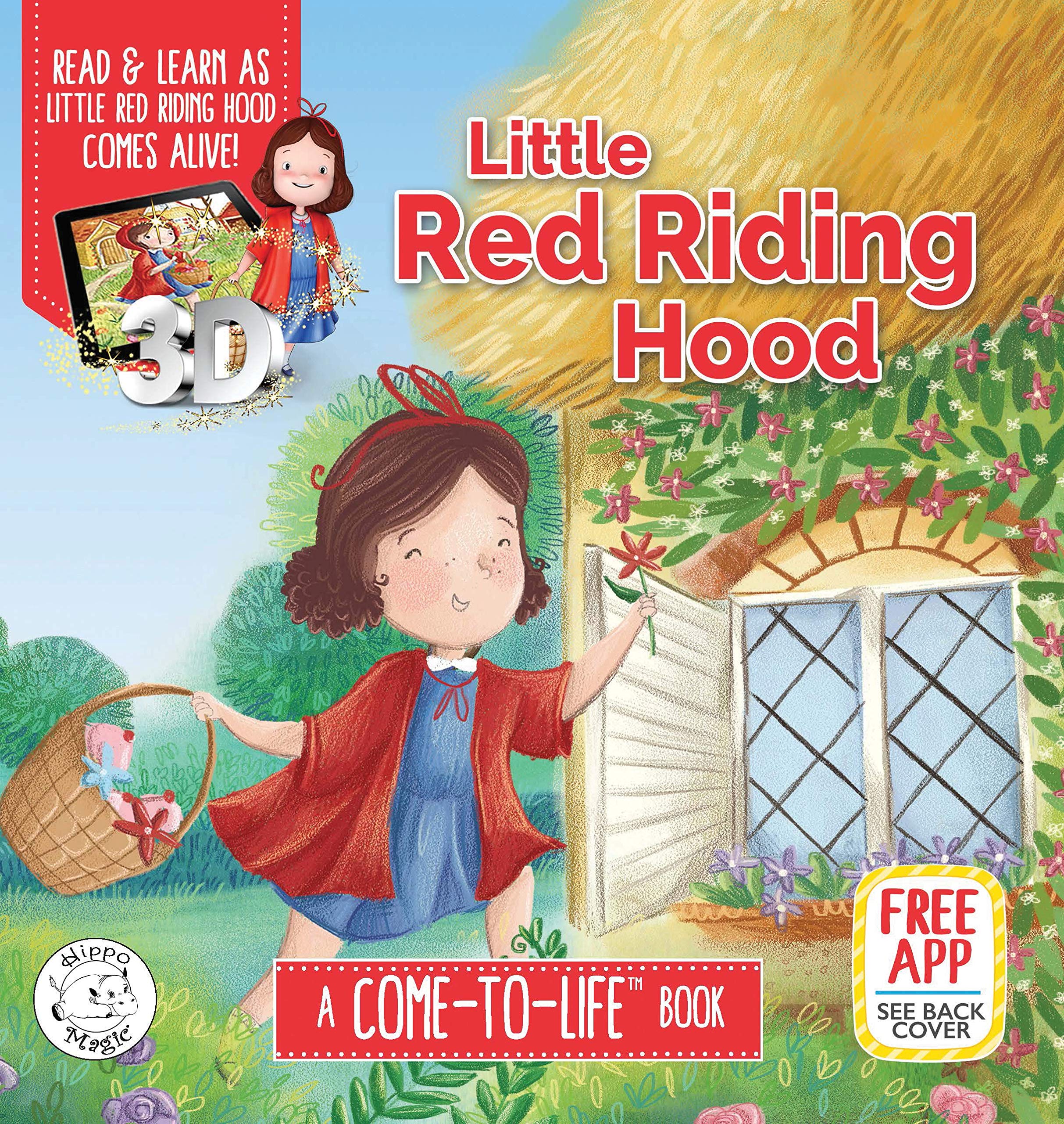 Little Red Riding Hood Augmented Reality Come-to-Life Book - Little Hippo Books