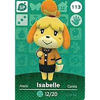 Nintendo Animal Crossing Happy Home Designer Amiibo Card Isabelle (Winter) 113/200 USA Version