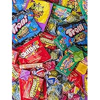 Pinata Assorted Candy Variety Pack - 2 lb - Individually Wrapped Candy - Sour, Bubble Gum, Fruity, Chewy - Bulk Party Bag Candy