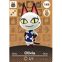 Nintendo Animal Crossing Happy Home Designer Amiibo Card Olivia 143/200 USA Version