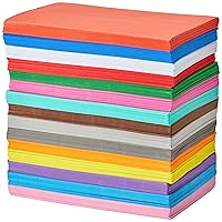 Arteza EVA Foam Sheets, 15 Colors, 150 Sheets, 5.5 x 8.5 Inches, 1.35-mm Thick, Craft Supplies and Materials for Card Making, Photo Frames, DIY Gifts and Christmas Crafting