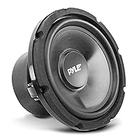 Pyle Single Voice Coil Car Subwoofer - 8 Inches, 200 Watts at 4-Ohm Car Audio Powered Subwoofer, Injection Cone with Rubber Edge, High-Powered Car Subwoofe - PLMW83