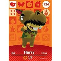 Nintendo Animal Crossing Happy Home Designer Amiibo Card Harry 124/200 USA Version
