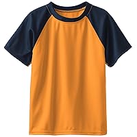 Kanu Surf Boys Short Sleeve Upf 50 Rashguard Swim Shirt