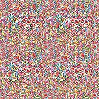 Jillson Roberts 6 Roll-Count Premium Gift Wrap Available in 16 Designs, Sprinkles