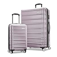 Samsonite Omni 2 Hardside Expandable Luggage with Spinner Wheels, ICY Lilac, 2-Piece Set (Carry-on/Large)