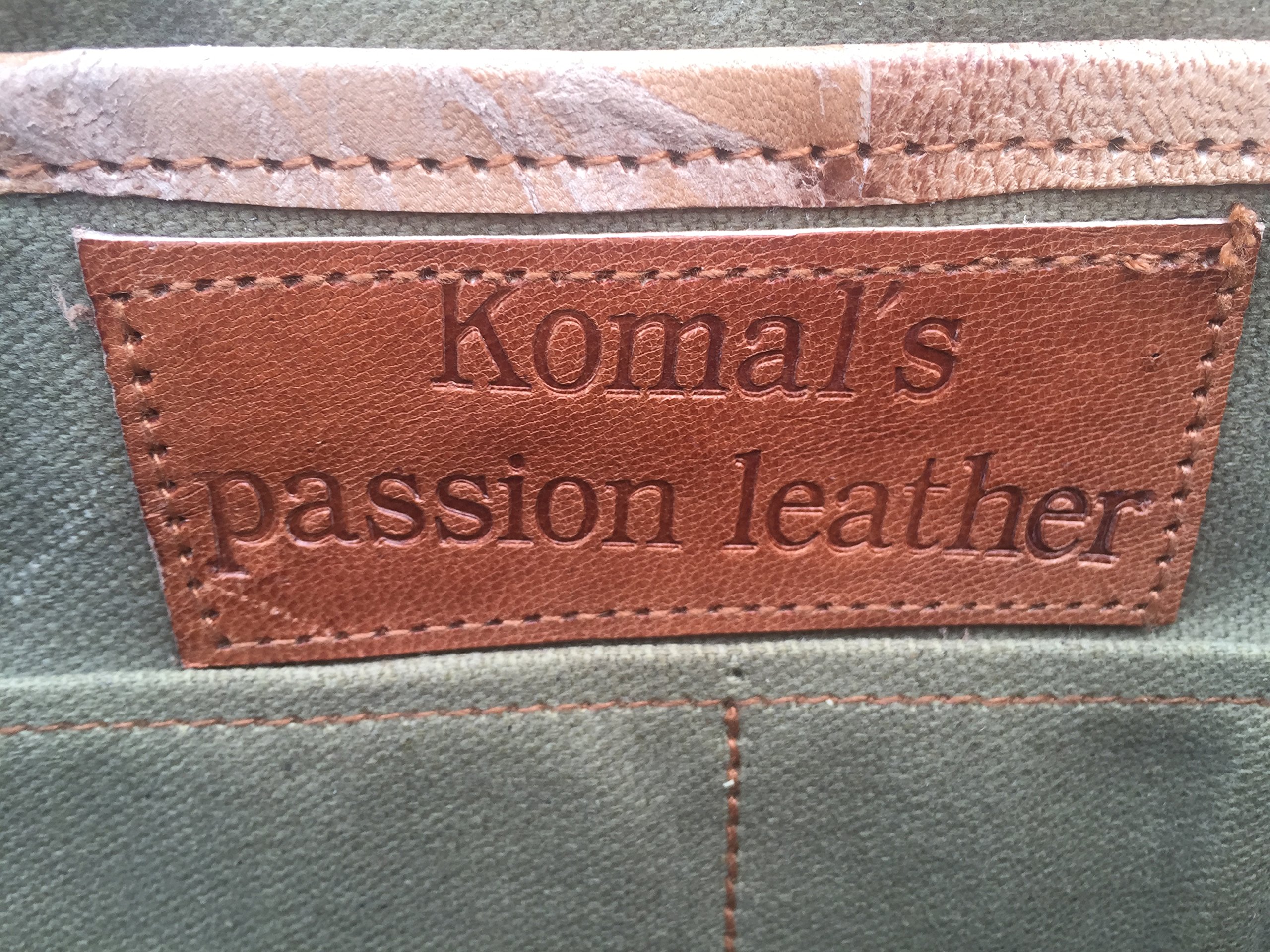 Komal's Passion Leather Vintage Messenger Bag Briefcase Crossbody  Laptop Satchel | eBay