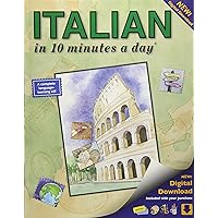 ITALIAN in 10 minutes a day: Language course for beginning and advanced study. Includes Workbook, Flash Cards, Sticky Labels, Menu Guide, Software, ... Grammar. Bilingual Books, Inc. (Publisher) ITALIAN in 10 minutes a day: Language course for beginning and advanced study. Includes Workbook, Flash Cards, Sticky Labels, Menu Guide, Software, ... Grammar. Bilingual Books, Inc. (Publisher) Paperback