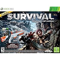 Cabelas Survival: Shadows of Katmai with Gun - Xbox 360 Cabelas Survival: Shadows of Katmai with Gun - Xbox 360 Xbox 360 PlayStation 3 Nintendo Wii