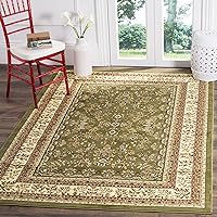 SAFAVIEH Lyndhurst Collection Area Rug - 9' x 12', Sage & Ivory, Traditional Oriental Design, Non-Shedding & Easy Care, Ideal for High Traffic Areas in Living Room, Bedroom (LNH331C)