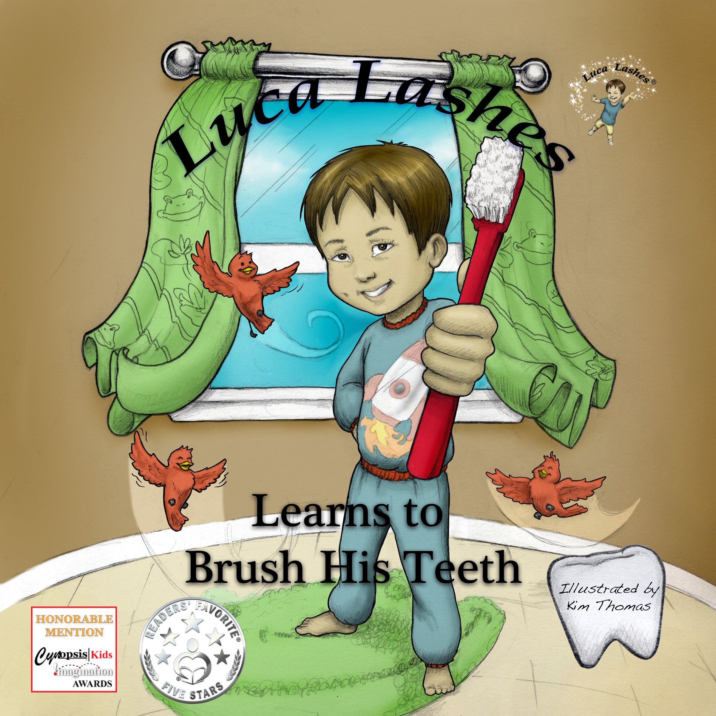 Luca Lashes Learns to Brush his Teeth