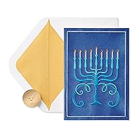 Papyrus Chanukah Card (Warmth, Joy and Tradition)