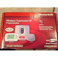 YTH6320R1001, Programmable Redlink Enabled Wireless Focuspro Thermostat Kit, 1, White