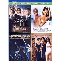 Angela Bassett Four Feature films (Gospel Hill / How Stella Got Her Groove back / Notorious / Waiting to Exhale)