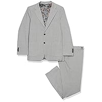 Isaac Mizrahi Slim Fit Boy's Houndstooth Suit