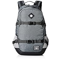 Element Men's Jaywalker Skate Backpack with Straps and Laptop Sleeve, Charcoal Heather, One Size