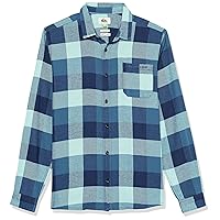 Quiksilver Boy's Motherfly Youth Nutton Up Flannel Shirt