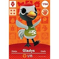 Nintendo Animal Crossing Happy Home Designer Amiibo Card Gladys 194/200 USA Version