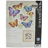 Dimensions 'Butterfly Profusion' Counted Cross Stitch Kit, 14 Count Aida, 11