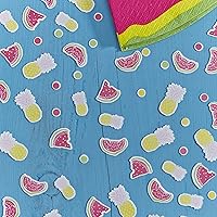 Ginger Ray Summer Fruits Watermelon, Pineapple Dots Party Table Confetti, Mixed, 14 g, Multicolor