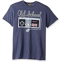 Nintendo Men's Tangled Controller T-Shirt, 4X-Large, Navy Heather