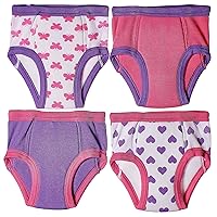 Trimfit Baby and Toddler Cotton Training Pants (Pack of 4 Kid Underwear)