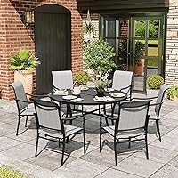 Patio Dining Set, 6 Person 52