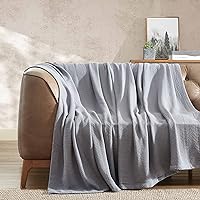Eddie Bauer - King Blanket, Lightweight Cotton Bedding, Home Decor for All Seasons (Herringbone Chrome, King)