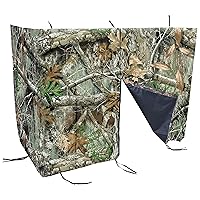 Allen Company Vanish Magnetic Treestand Cover Blind Kit - Tree Stand Camo Blind Cover for Deer, Elk, and Moose Hunting - Quick Set Up and Take Down - Realtree Edge Camo - 35