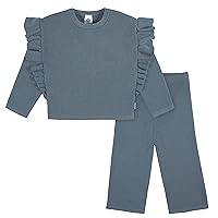 Gerber Baby Girls Toddler Sweater Knit Top and Cropped Pant Set