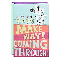 Pop Up Peanuts Mothers Day Card or Birthday Card for Mom (Snoopy, Hugs and Kisses for You) (0599MBC7615)