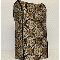 Quilted Cover Compatible with Vitamix Blender Systems (Black Paisley)