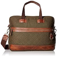 Timberland Men's Nantasket Briefcase Messenger Crossbody Bag, Olive Night, One Size