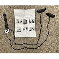 Therapist’s Choice® Shoulder Pulley, Over The Door: Includes Basic Exercise Guide (Black)