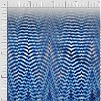 Polyester Lycra Fabric Chevron Panel Print Fabric by Yard 56 Inch Wide