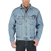 Wrangler Men's Big & Tall Unlined Denim Jacket,Vintage Indigo,Large Tall