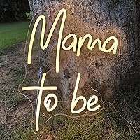 Mama to Be Neon Sign, Mama to Be Baby Shower Party Decorations, Baby Love SIgn for Mummy, First Time Mom Gifts, Baby Shower Birthday Wedding Party Sign(15.7x11.8in)