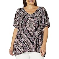 Avenue Women's Plus Size Top Sierra Scarf