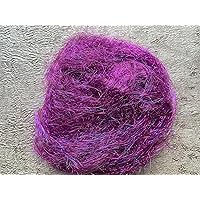 Angelina Fibre, Shimming Fibre, Heat Fixing, Fuseable, Spinnable, Felting, Crafts, Fly Fishing (Red Violet)