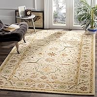 SAFAVIEH Antiquity Collection 6' x 9' Ivory AT14A Handmade Traditional Oriental Premium Wool Area Rug