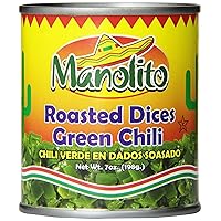 Mama Fresca Diced Roasted Green Chili, 7-Ounce (Pack of 24)