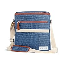 Foundry Soft Cooler Bag Insulated Leak Proof, 12 Can Small Soft Sided Cooler Bag for Men and Women, Portable Travel & Beach Cooler Bag with Removable Hard Liner, Stain Resistant