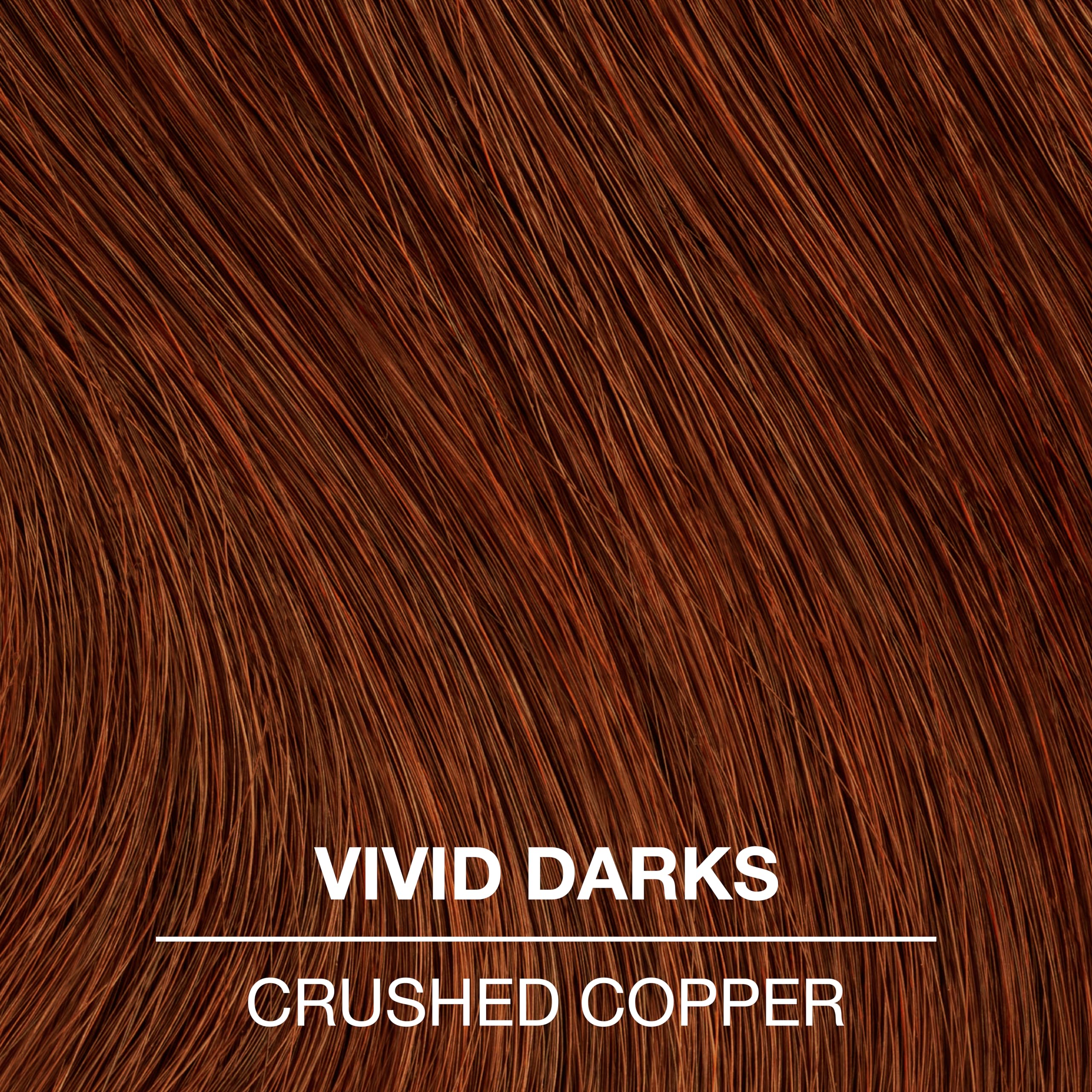WELLA colorcharm VIVID DARKS Permanent Cream Color, Vibrant Color for Dark Hair, Nourishing Vegan Formula, No Bleach Needed, Crushed Copper
