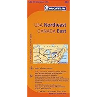 Michelin USA: Northeast, Canada: East Map 583 (Maps/Regional (Michelin))